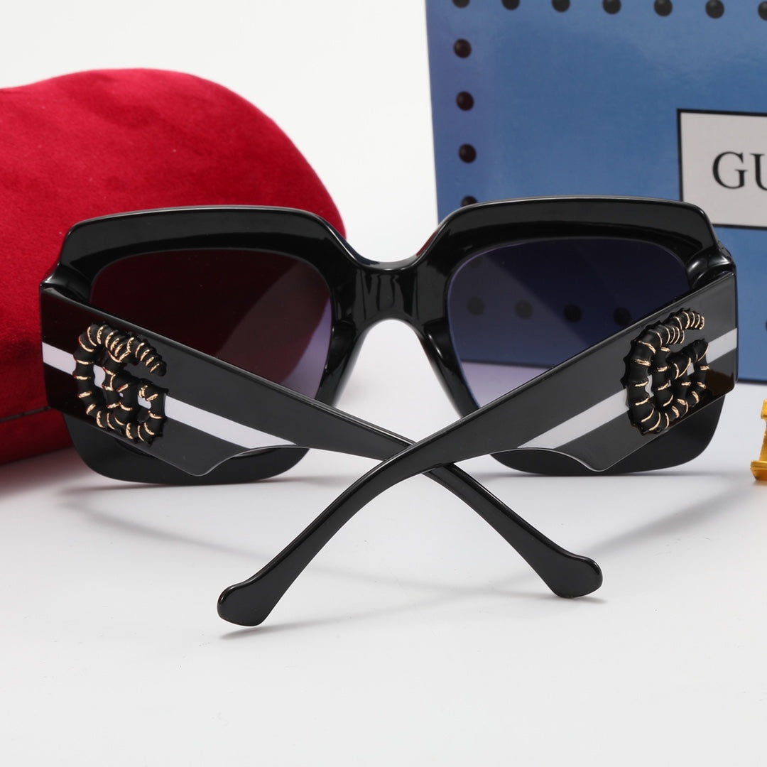 6 color luxury threaded G polarized sunglasses