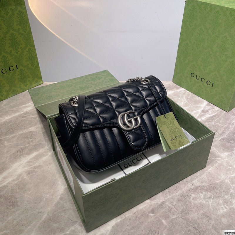 2Colors Classic Ringer Double G letter Buckle Crossbody Bag Single Shoulder Bag