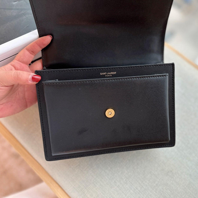 Classic Double Sunset leather satchel