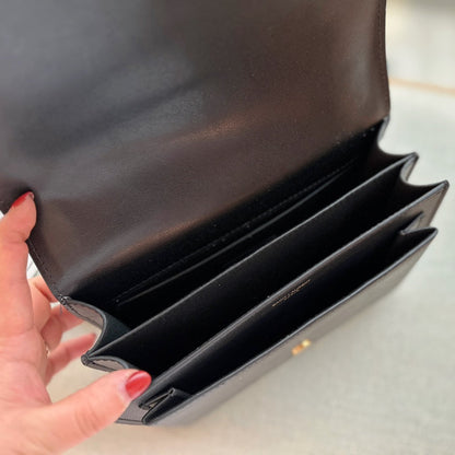 Classic Double Sunset leather satchel