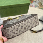 Stylish Double G leather shoulder Bag