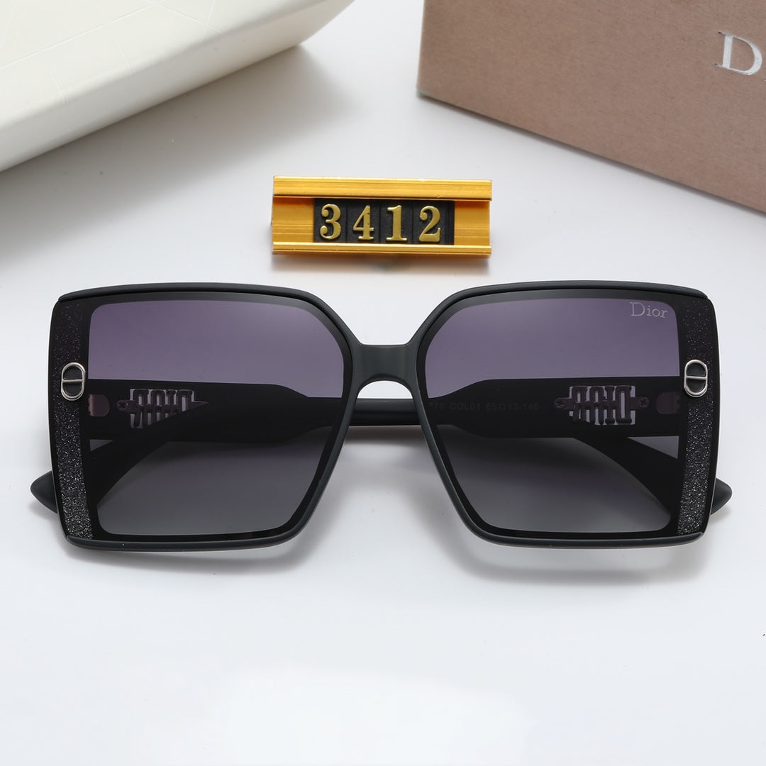 4 color fashion double pull letter polarized sunglasses