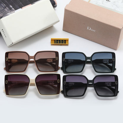 4 color fashion double pull letter polarized sunglasses