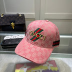 Fashion Double G Lightning Printed Baseball Cap