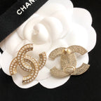 Fashion CC pearl earrings