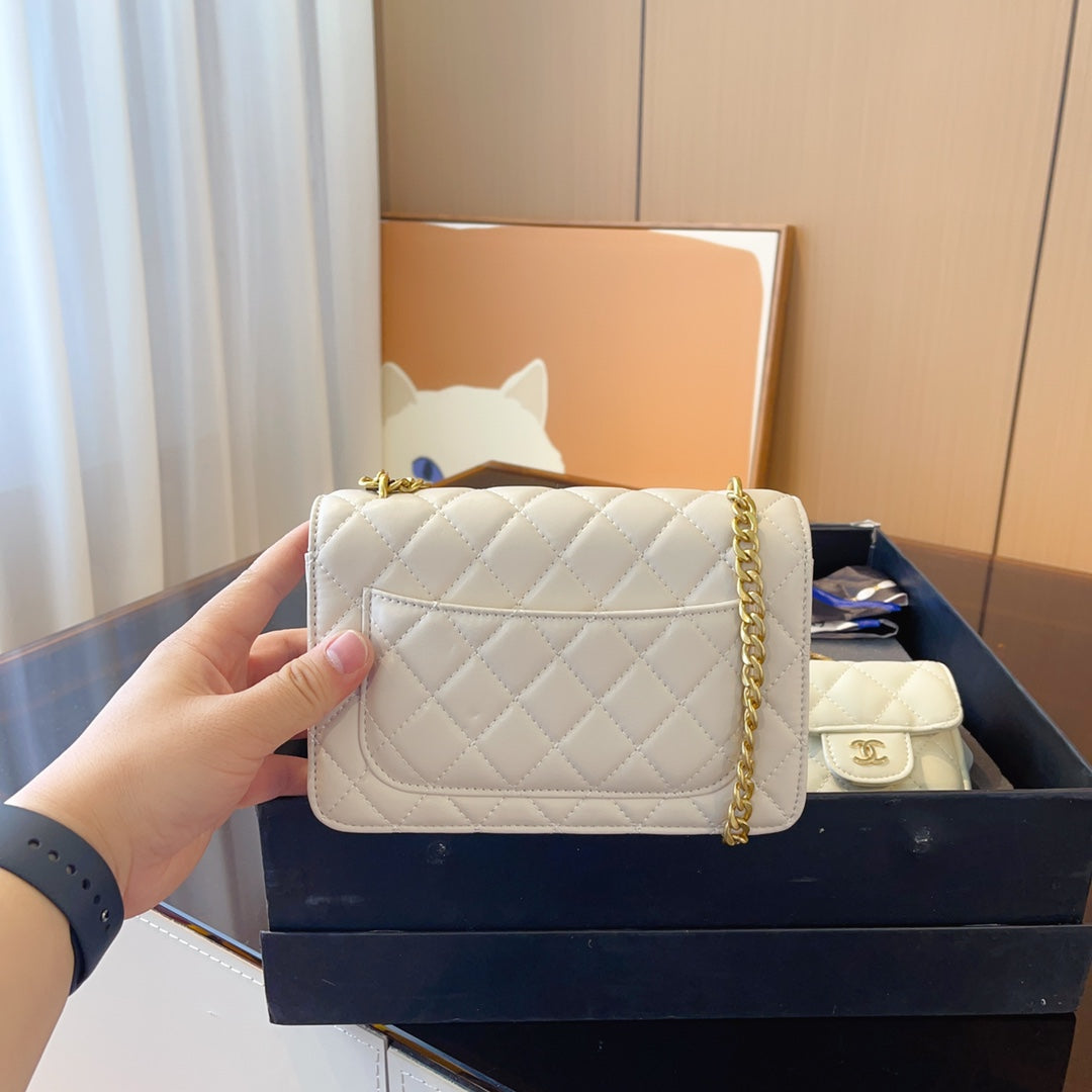 Fashion Leather Camellia Series Ladies Handbag Set