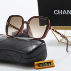 4-Color Fashion CC Frame Print Polarized Sunglasses
