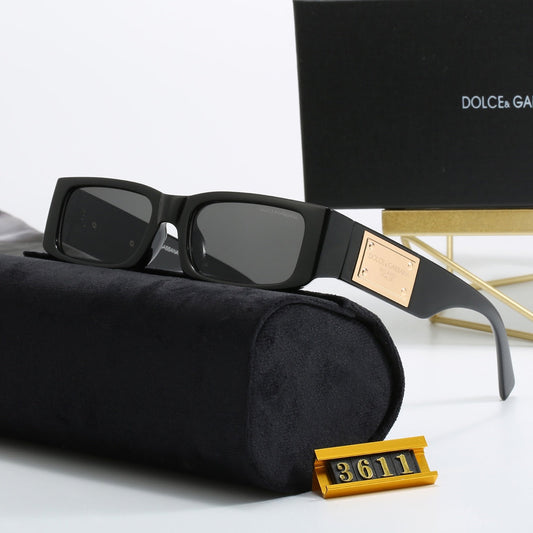 5-color fashion DG letter square frame sunglasses