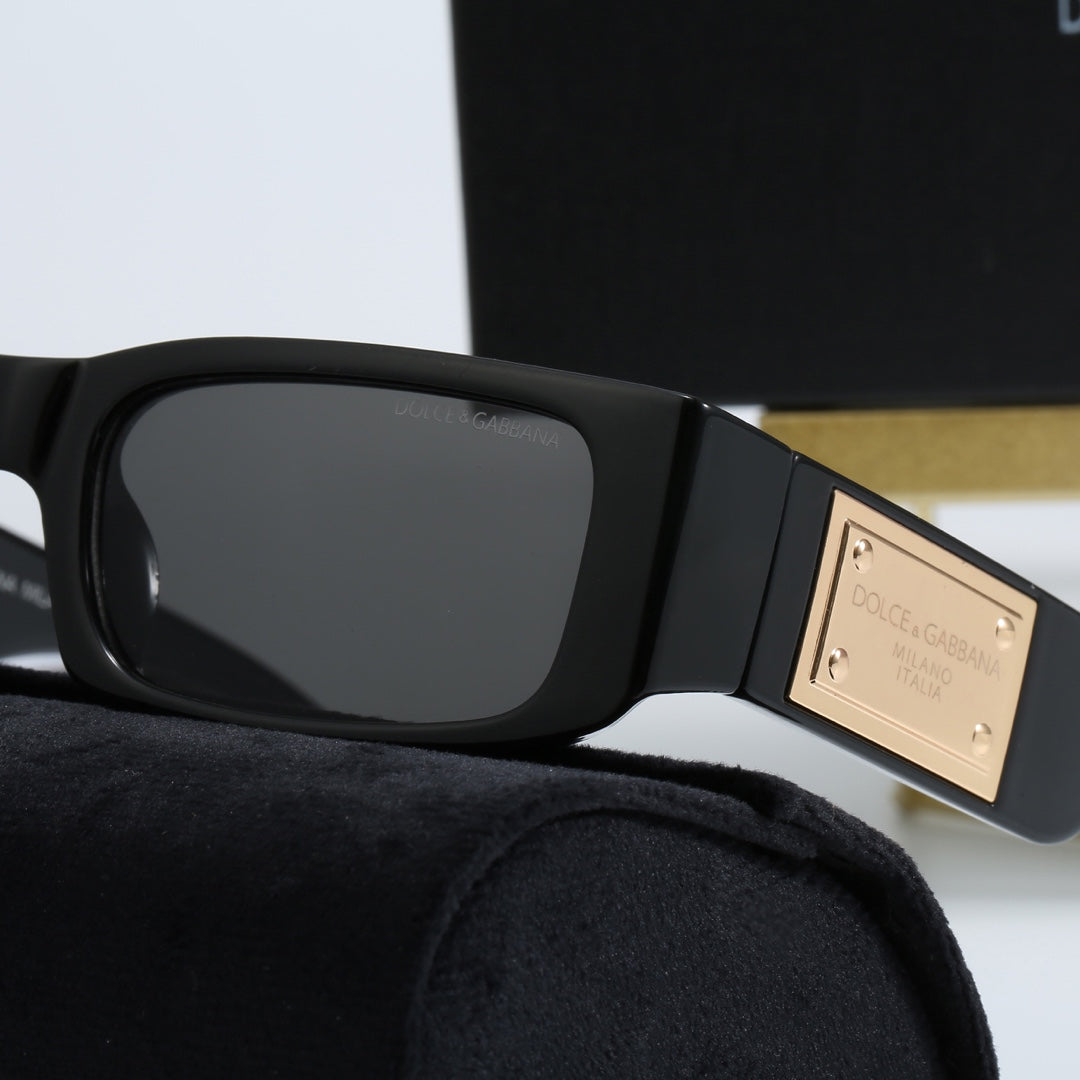 5-color fashion DG letter square frame sunglasses