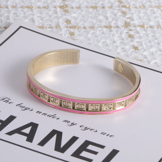 Classic Double C Open Bracelet