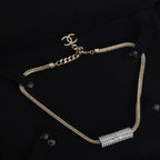 CC Cylinder Pendant Necklace