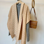 Fashion L letter starry scarf