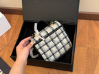 Fashionable square frame small fragrant crossbody bag shoulder bag