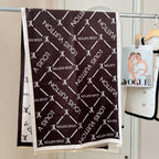 Fashionable four-leaf clover letter scarf