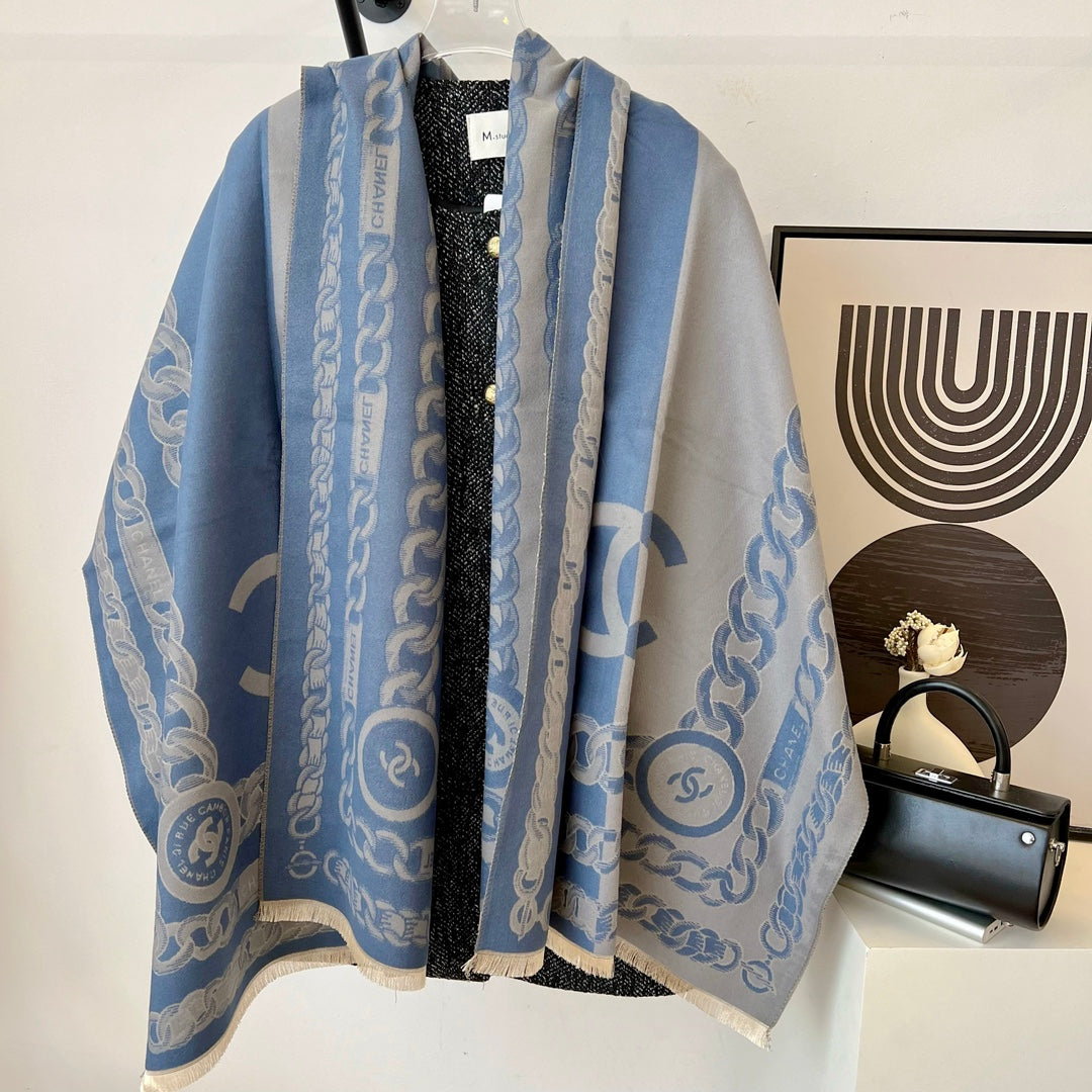 Fashion CC letter scarf