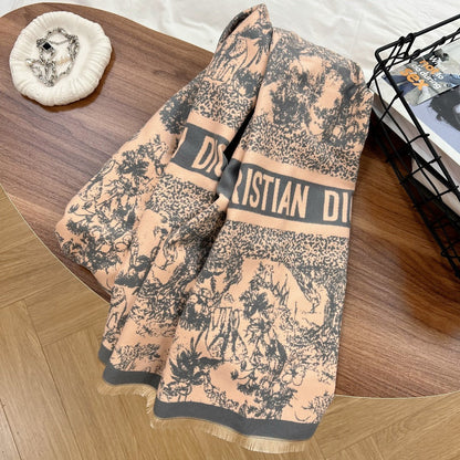 Fashion CD letter scarf