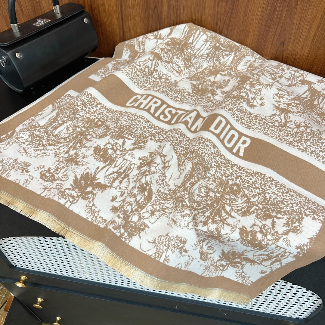 Fashion CD letter scarf