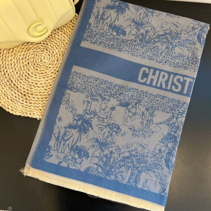 Fashion CD letter scarf