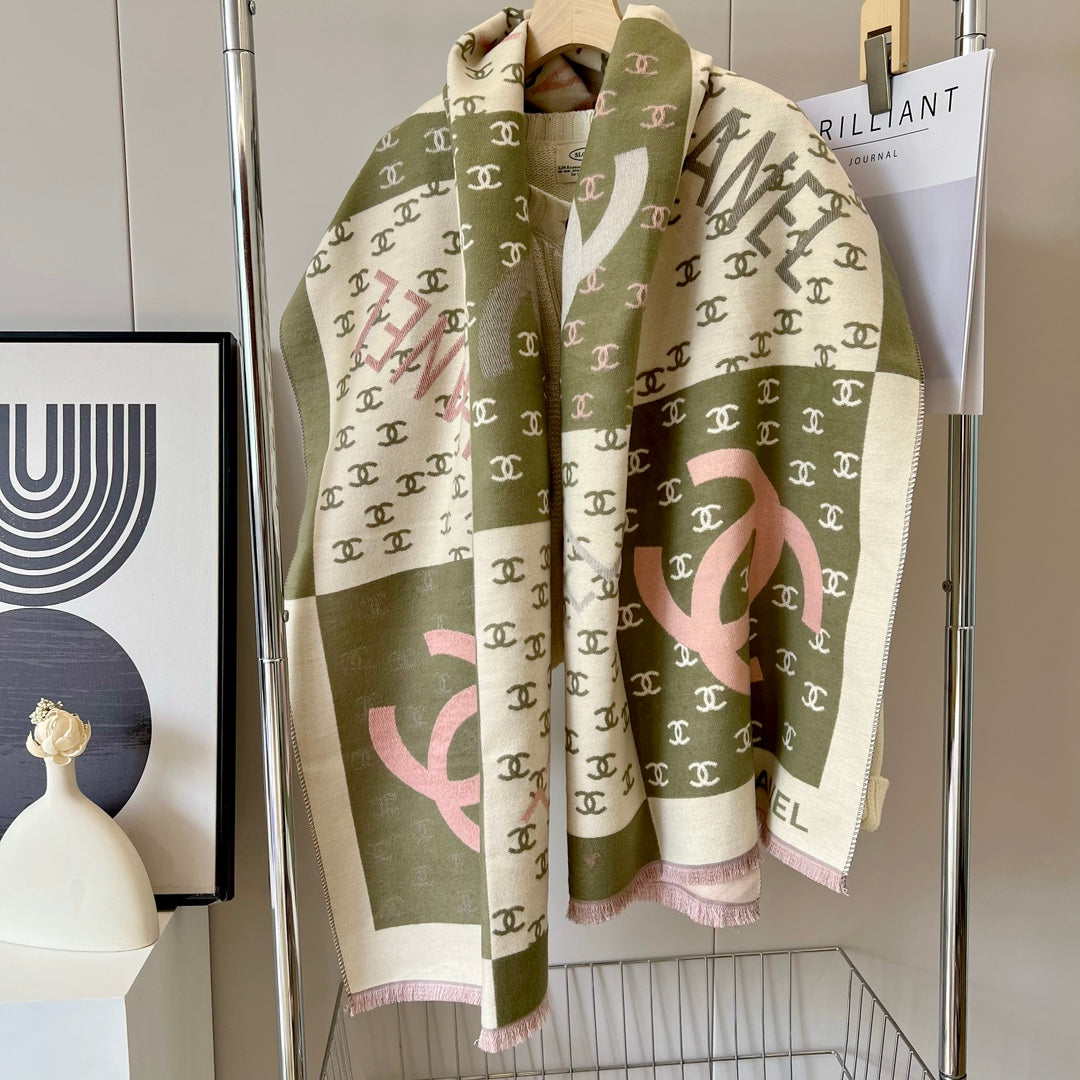 Fashion CC letter scarf