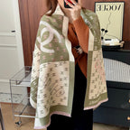 Fashion CC letter scarf