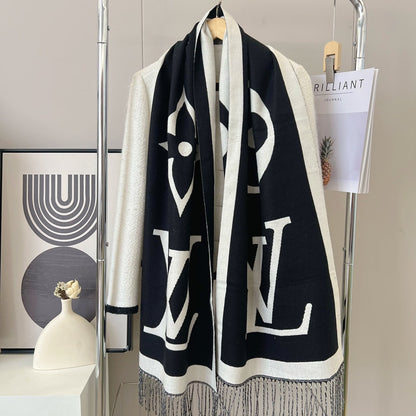 Fashion L letter scarf