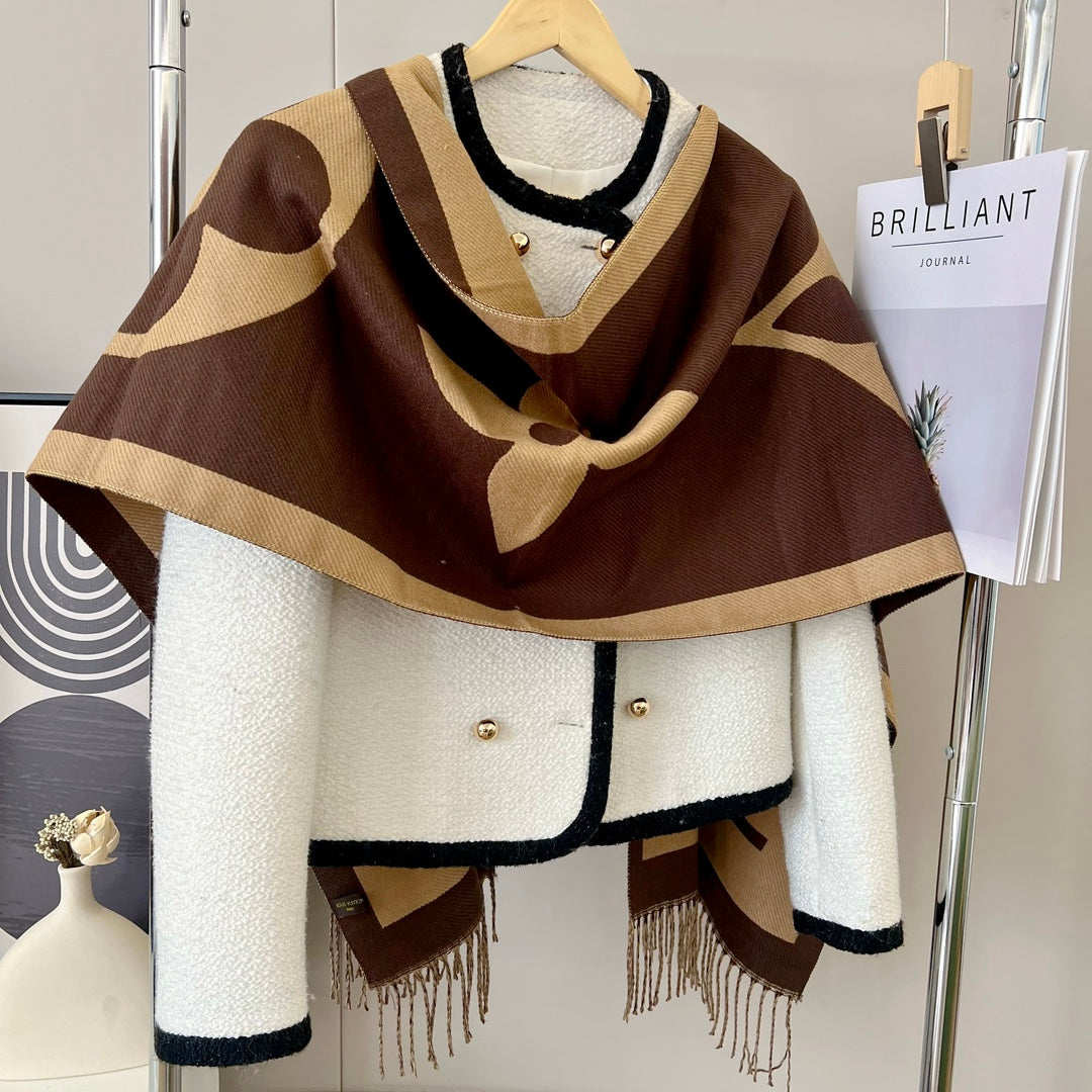 Fashion L letter scarf