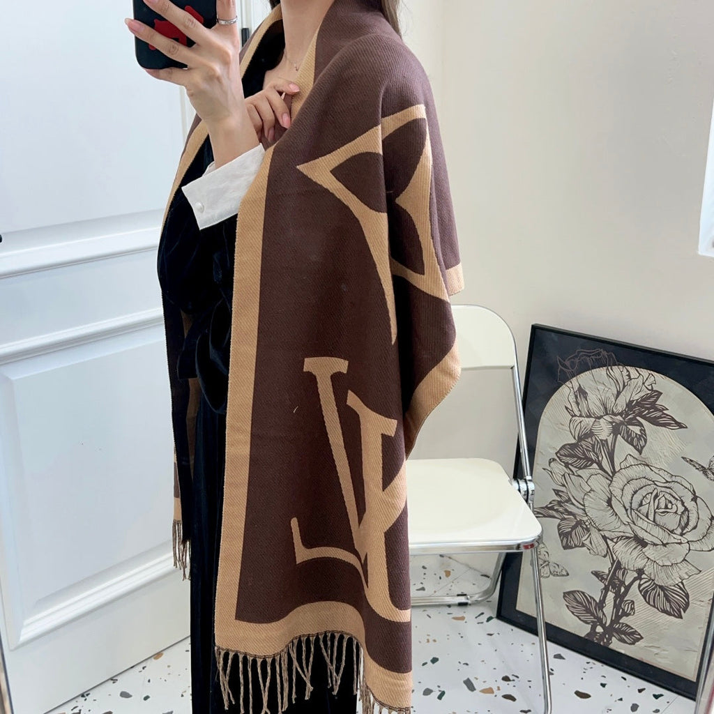 Fashion L letter scarf