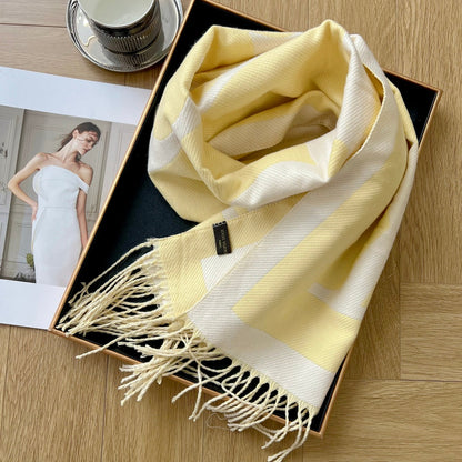 Fashion L letter scarf