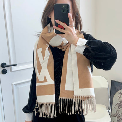 Fashion L letter scarf