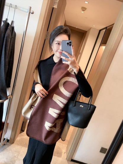 Fashion FF letter scarf