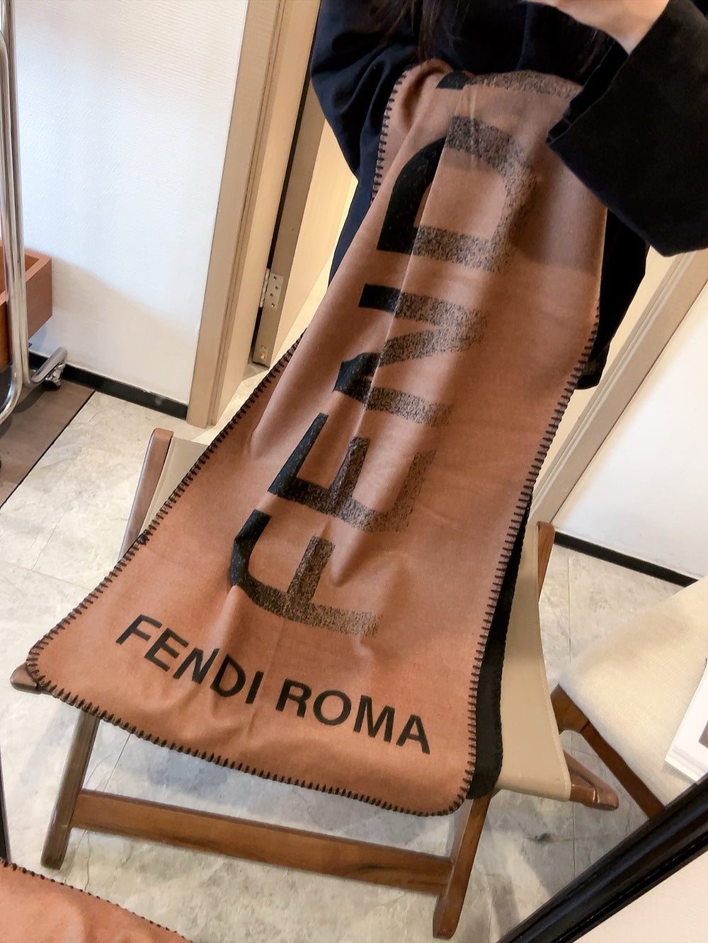 Fashion FF letter scarf