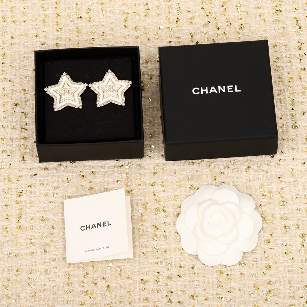 Fashion CC Rhinestone Earrings