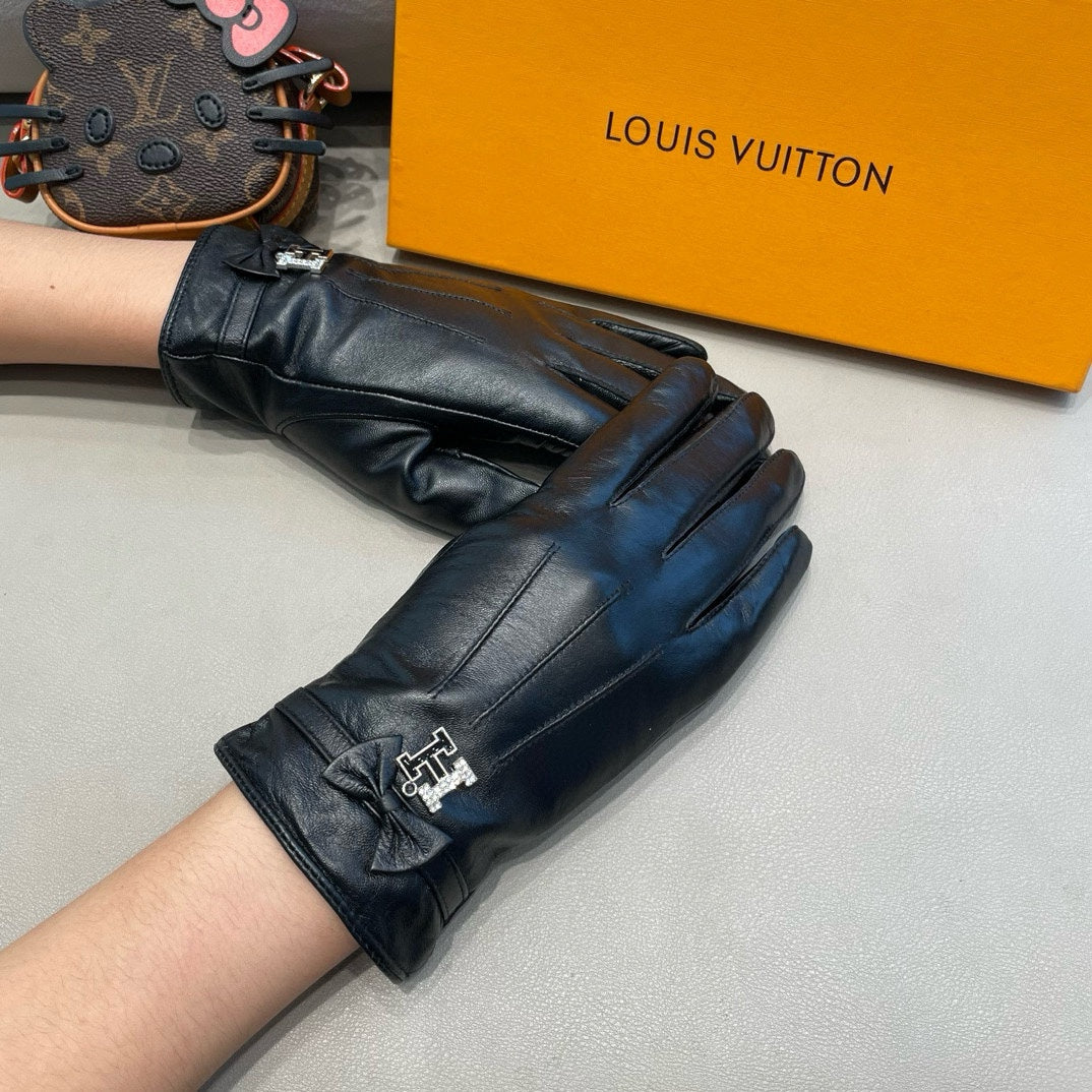 Fashion H letter gloves