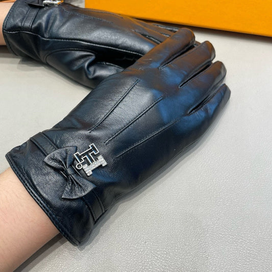 Fashion H letter gloves