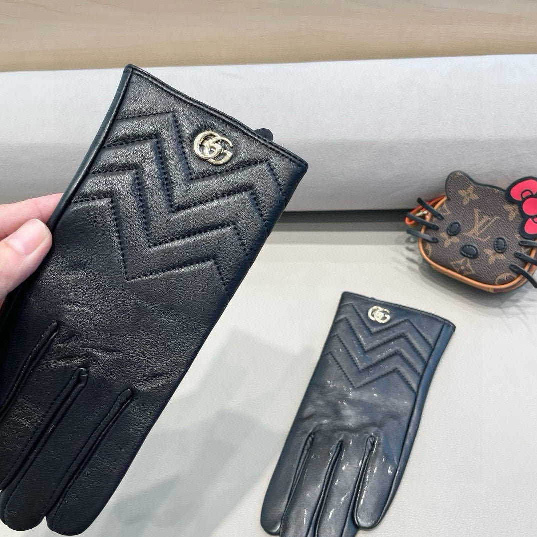 Fashion GG letter gloves