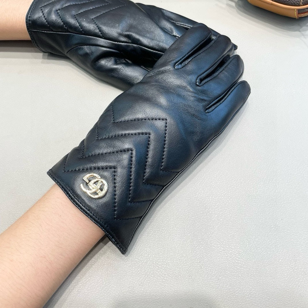 Fashion GG letter gloves