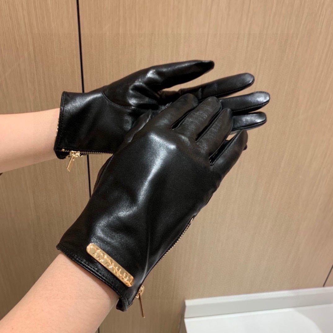 Fashion GG letter gloves