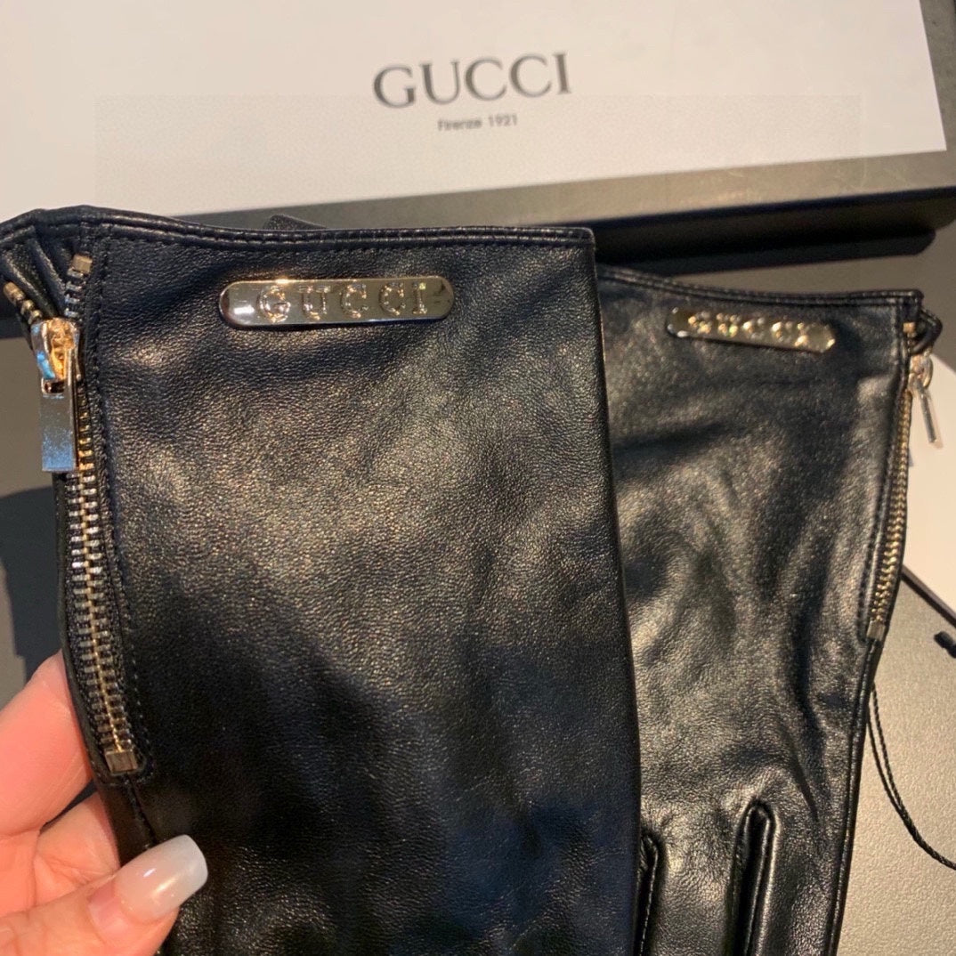 Fashion GG letter gloves