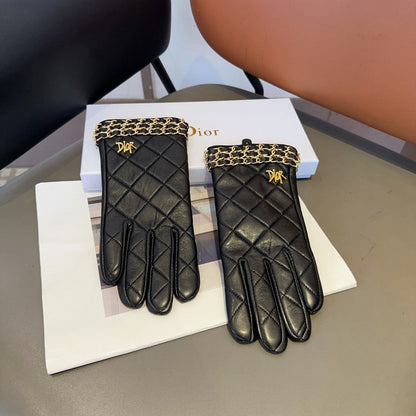Fashion CD letter gloves