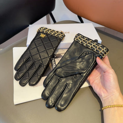 Fashion CD letter gloves
