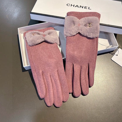 Fashion CC letter gloves