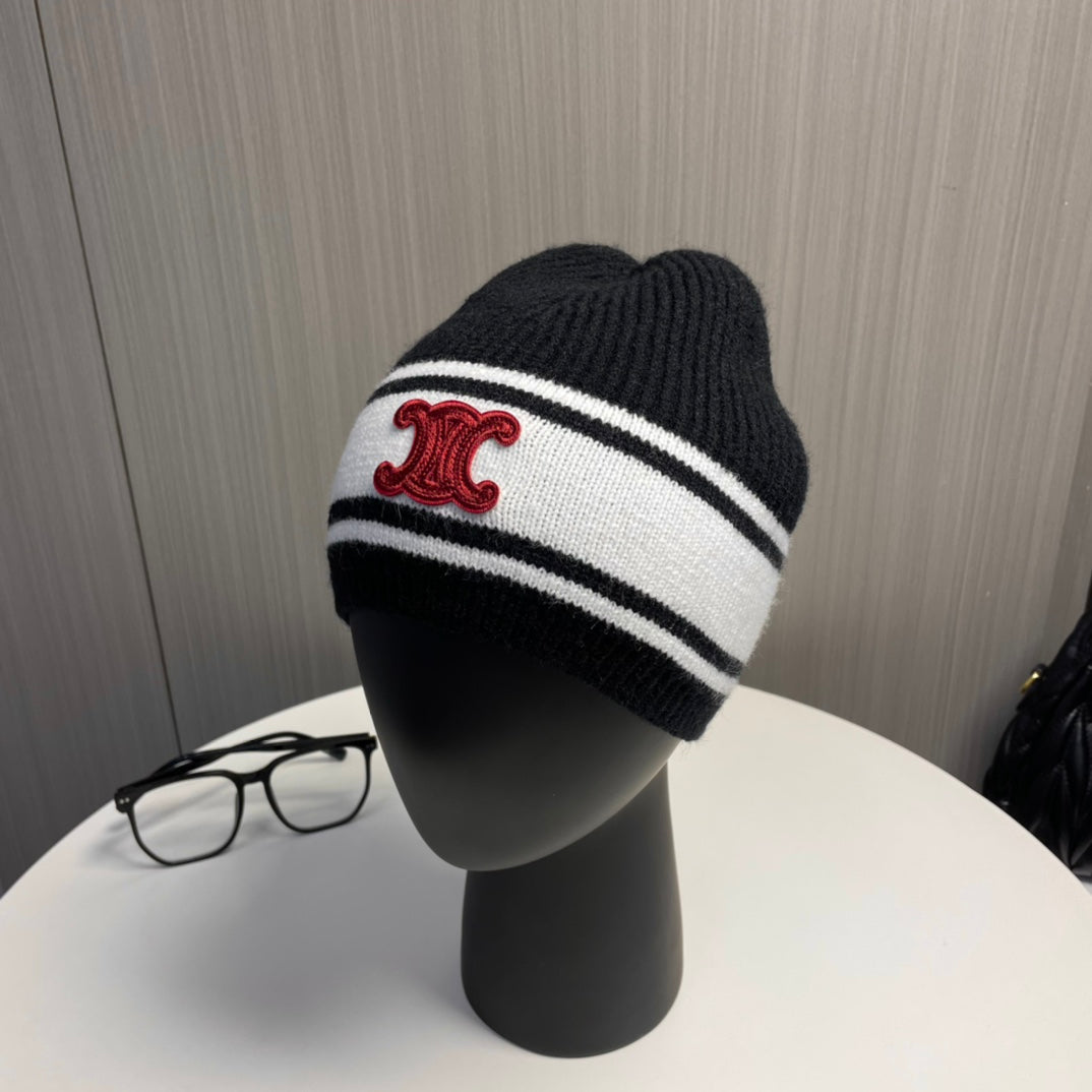 Fashion CE letter knitted hat