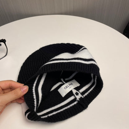 Fashion CE letter knitted hat
