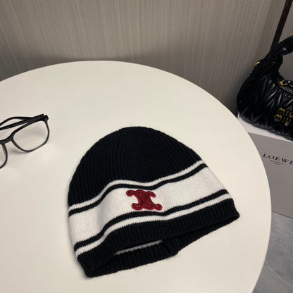 Fashion CE letter knitted hat