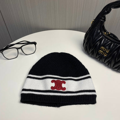 Fashion CE letter knitted hat