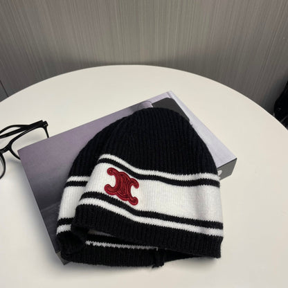 Fashion CE letter knitted hat
