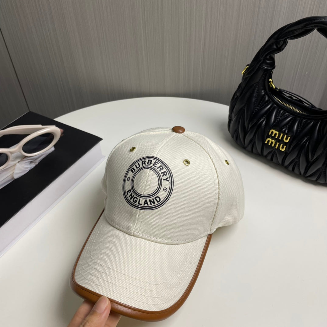 Fashion BU letter baseball cap