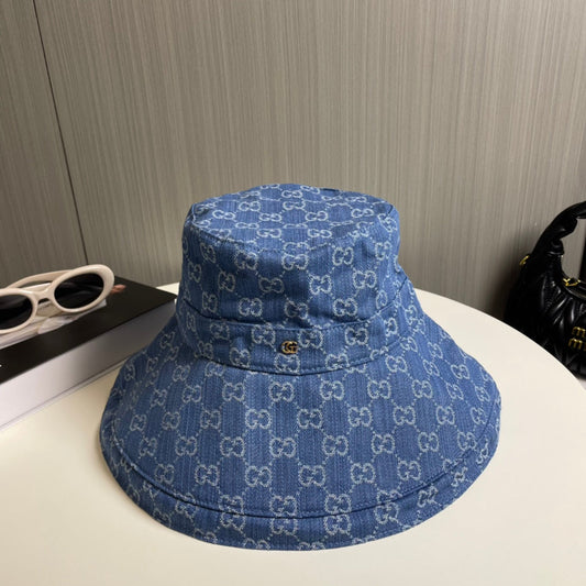 Fashionable GG letter bucket hat