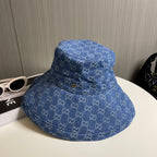 Fashionable GG letter bucket hat