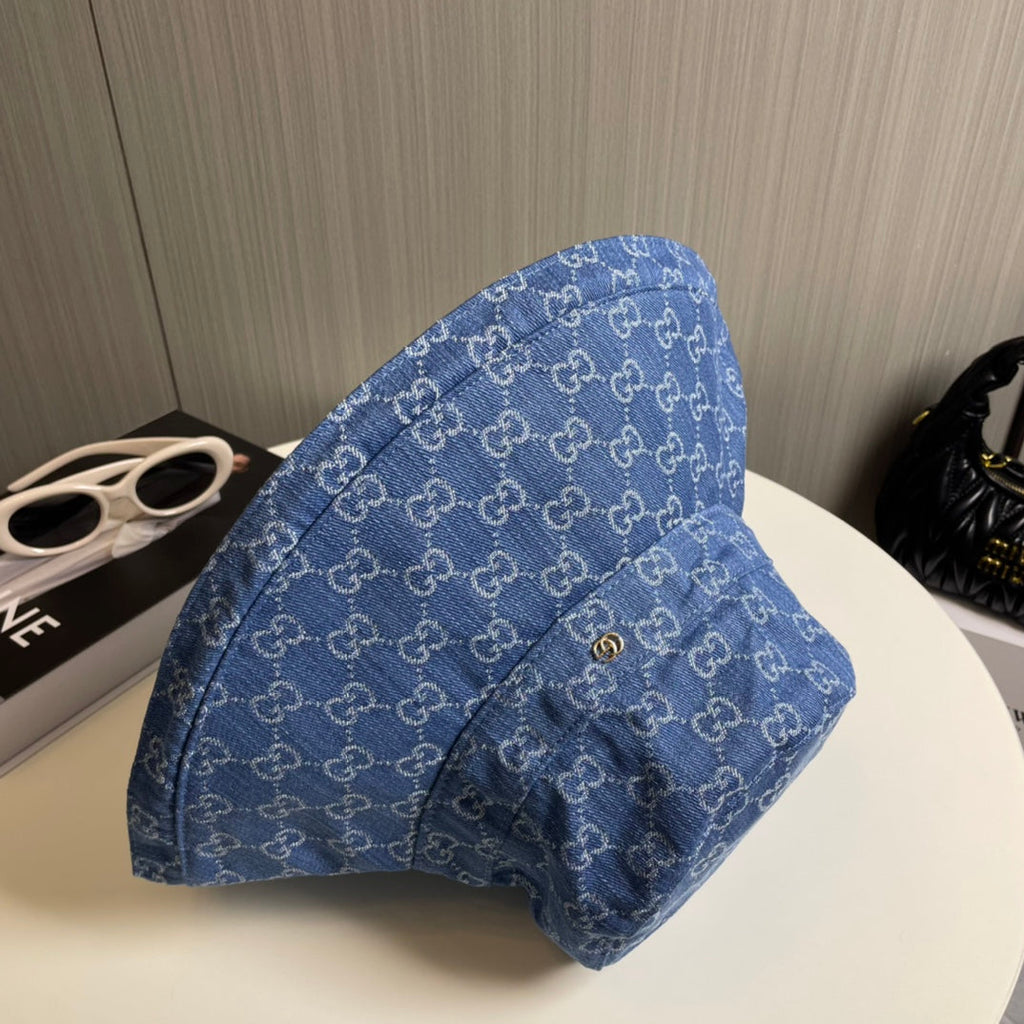 Fashionable GG letter bucket hat